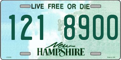 NH license plate 1218900