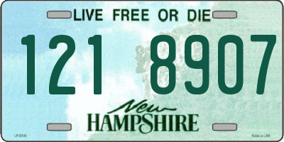 NH license plate 1218907