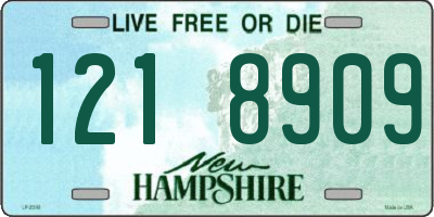NH license plate 1218909