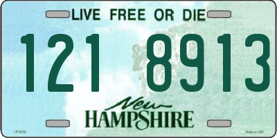 NH license plate 1218913