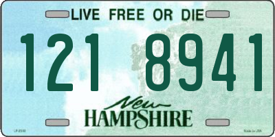 NH license plate 1218941