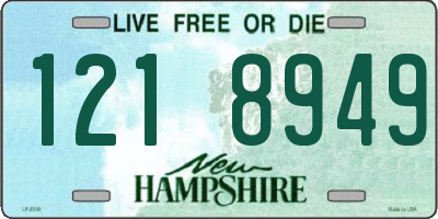 NH license plate 1218949