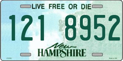 NH license plate 1218952