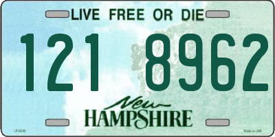 NH license plate 1218962