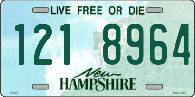 NH license plate 1218964