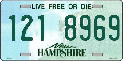 NH license plate 1218969