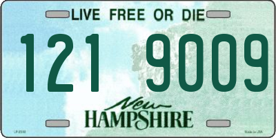 NH license plate 1219009