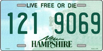 NH license plate 1219069