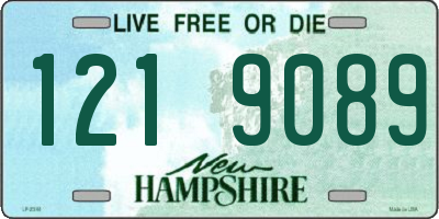 NH license plate 1219089