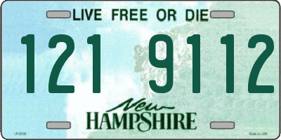 NH license plate 1219112