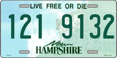 NH license plate 1219132