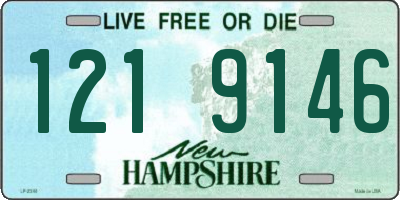 NH license plate 1219146