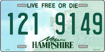 NH license plate 1219149