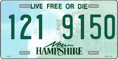 NH license plate 1219150