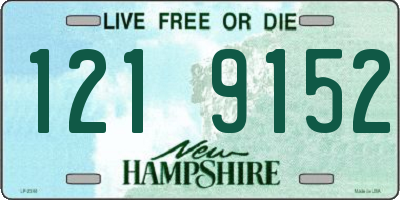 NH license plate 1219152