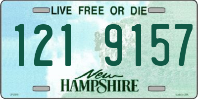 NH license plate 1219157