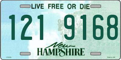 NH license plate 1219168