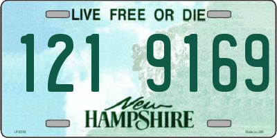 NH license plate 1219169