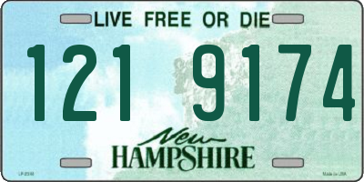 NH license plate 1219174