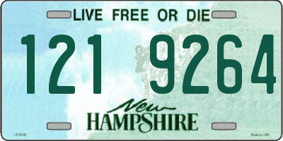 NH license plate 1219264