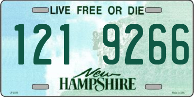 NH license plate 1219266