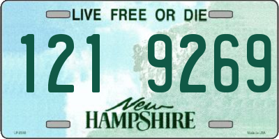 NH license plate 1219269