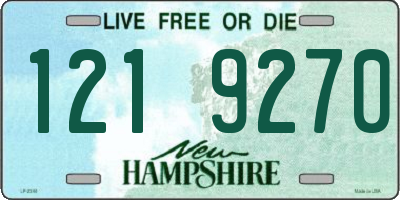 NH license plate 1219270