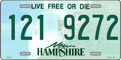 NH license plate 1219272