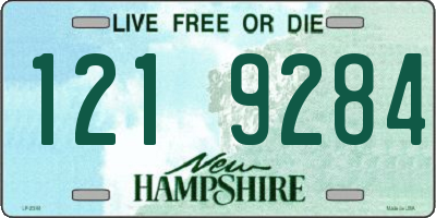 NH license plate 1219284