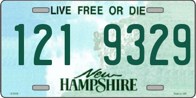 NH license plate 1219329