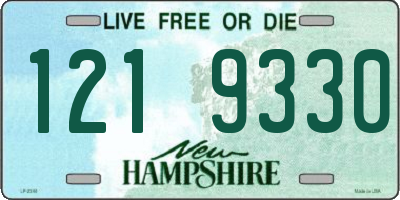 NH license plate 1219330