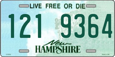 NH license plate 1219364