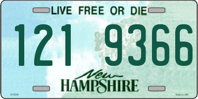 NH license plate 1219366