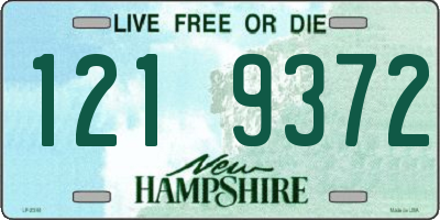 NH license plate 1219372