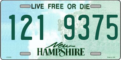 NH license plate 1219375