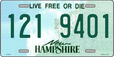 NH license plate 1219401