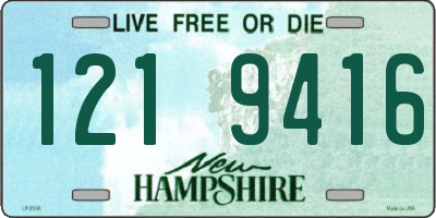 NH license plate 1219416