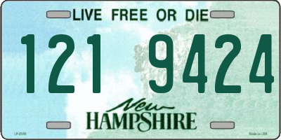 NH license plate 1219424