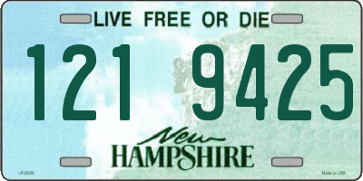 NH license plate 1219425