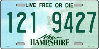 NH license plate 1219427