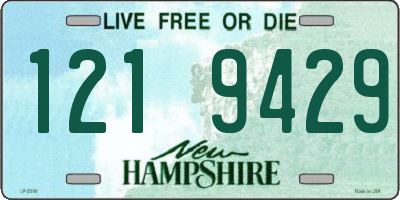 NH license plate 1219429