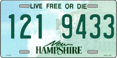 NH license plate 1219433