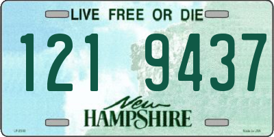 NH license plate 1219437