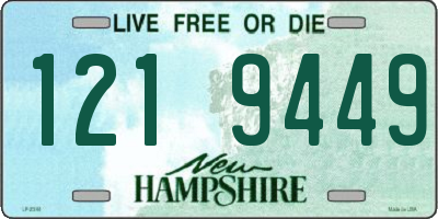 NH license plate 1219449