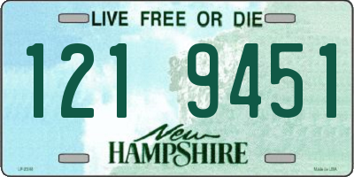 NH license plate 1219451