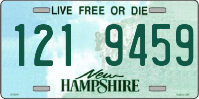 NH license plate 1219459