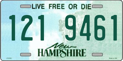 NH license plate 1219461