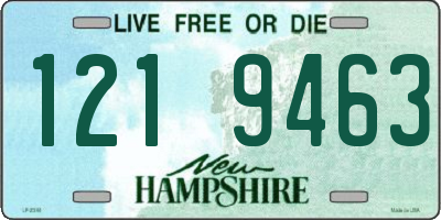 NH license plate 1219463