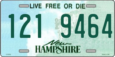 NH license plate 1219464