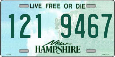 NH license plate 1219467